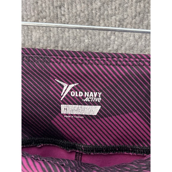 Old Navy Active Compression Leggings‎ Womens Size Medium Pink Black Camo Stretch - Picture 3 of 11